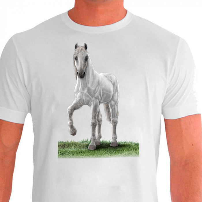 Camiseta Casual Mangalarga Tordilho Marchador - 100% Dry Fit