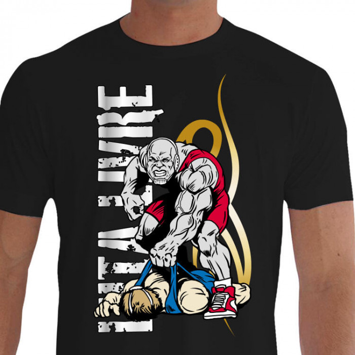 camiseta kliaz luta livre - Preta