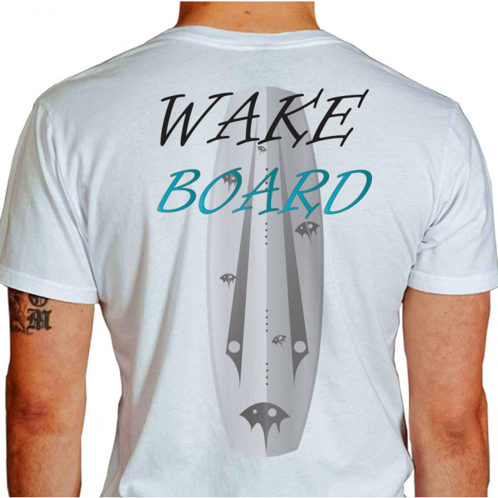 Camiseta 3FS BK WAKE BOARD - branca