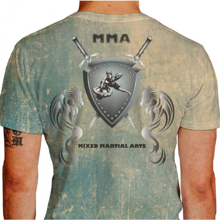 Camiseta ARTS MMA Vale Tudo 2 GRD Cor Única - 100% Dry Fit