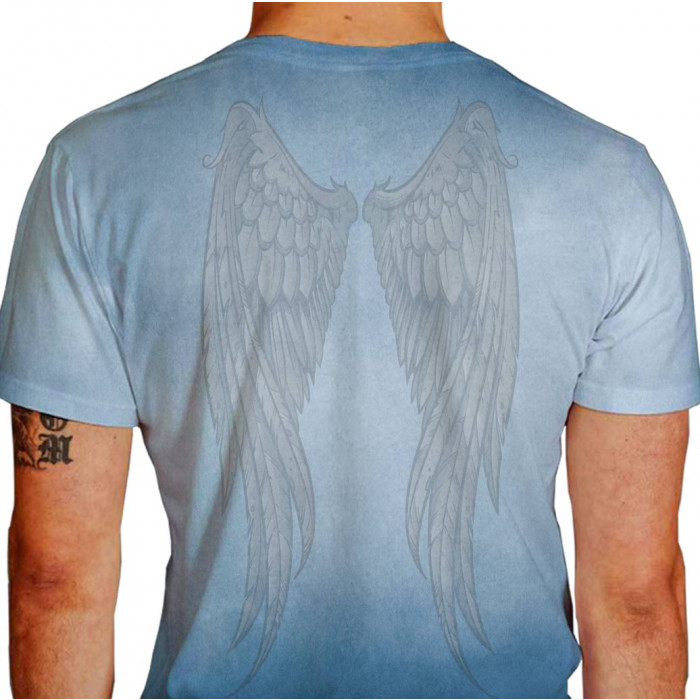 Camiseta - Asa Delta - Asas de Anjo Costas Azul