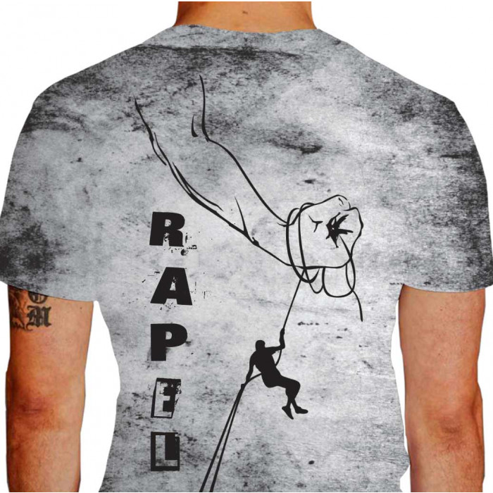 Camiseta Braço Forte Rapel 2 GRD - 100% Dry Fit