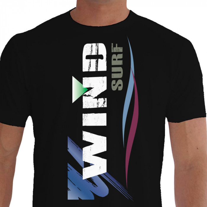 Camiseta CHRL BX WINDSURF - preta