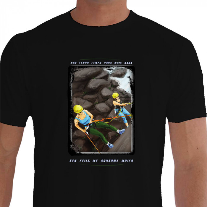 Camiseta DEAS AND Rapel - preta
