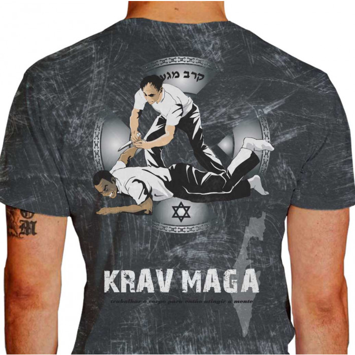 Camiseta ELCOS Krav Maga 2 GRD - 100% Dry Fit