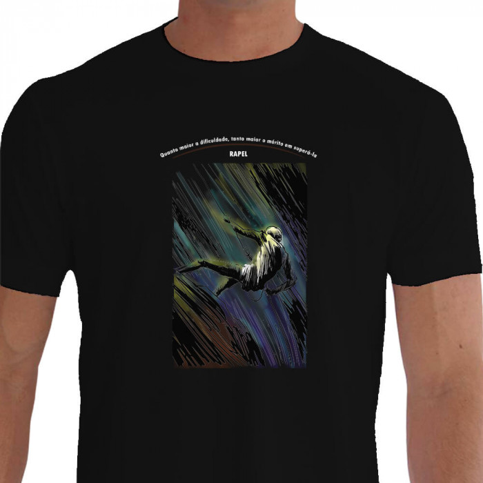 Camiseta FLV RB Rapel - preto