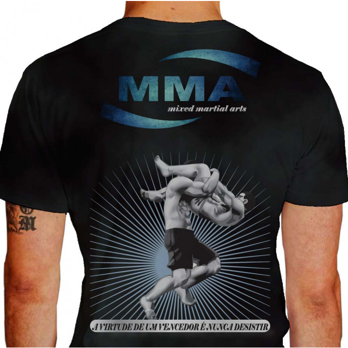 Camiseta H1NZ MMA Vale Tudo 2 GRD - 100% Dry Fit