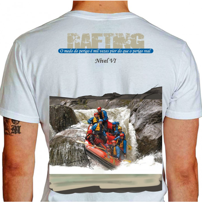 Camiseta INST BB Rafting  - branca