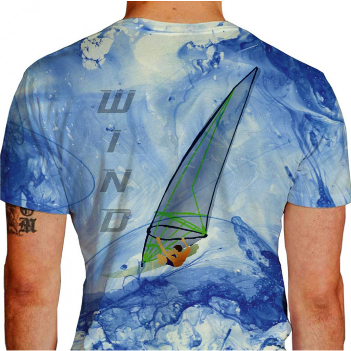 Camiseta Ondas Brush Windsurf 2 GRD CORES - 100% Dry Fit