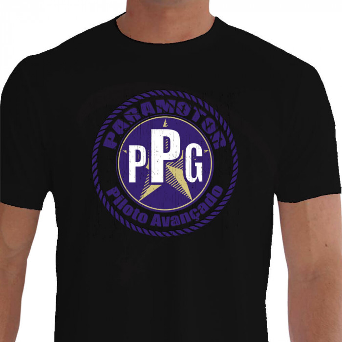 Camiseta - Paramotor - PPG Piloto Avançado Sombra Estrela Parafly