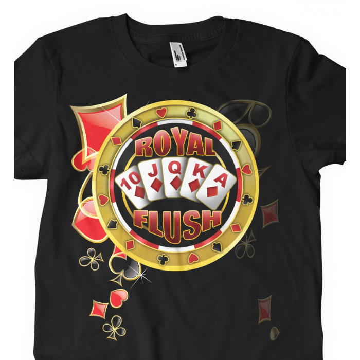 Camiseta Royal Flush Poker - 100% Dry Fit