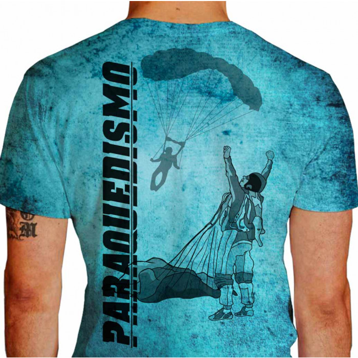 Camiseta Sensacao Liberdade Paraquedismo 2 GRD - 100% DRY FIT