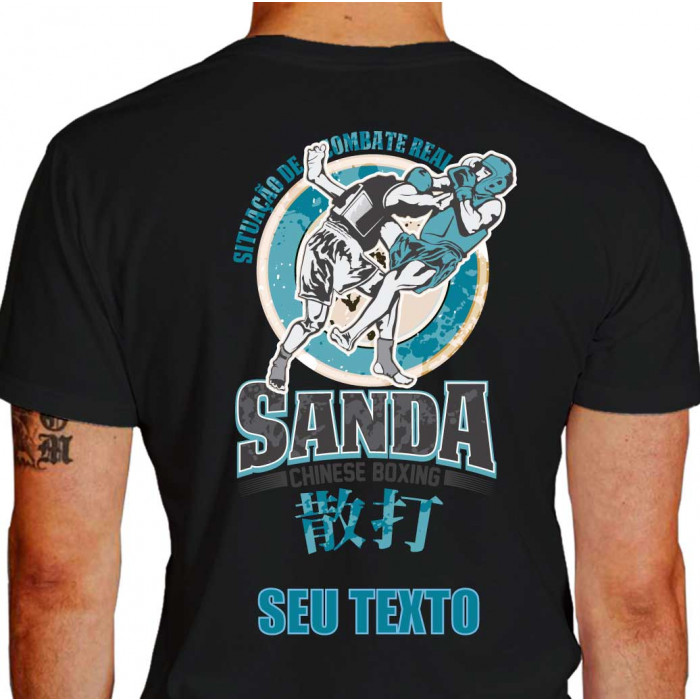 Camiseta Situacao Combate Real Sanda - preta