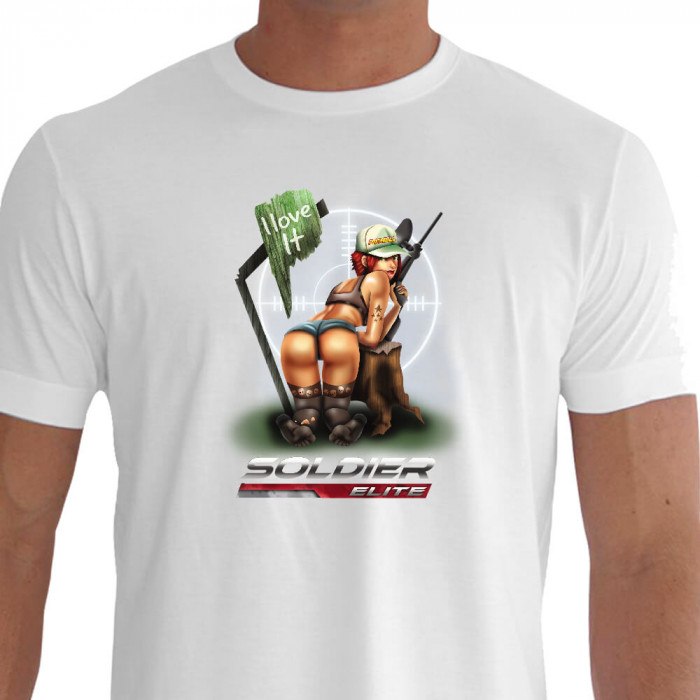 Camiseta SOLDIER ELITE PAINTBALL - branca