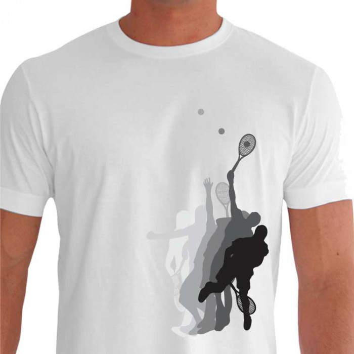 camiseta sombs tenis - branca