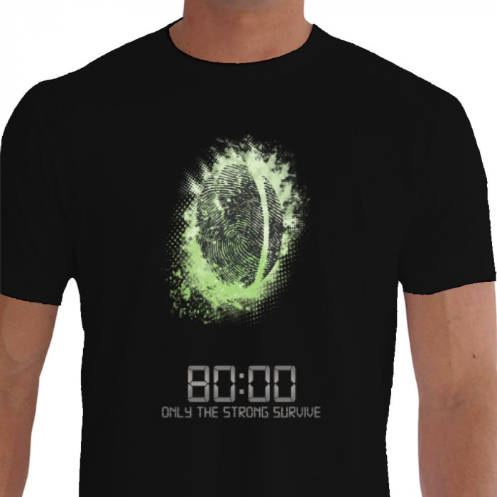 Camiseta Strong Survive RUGBY - preta