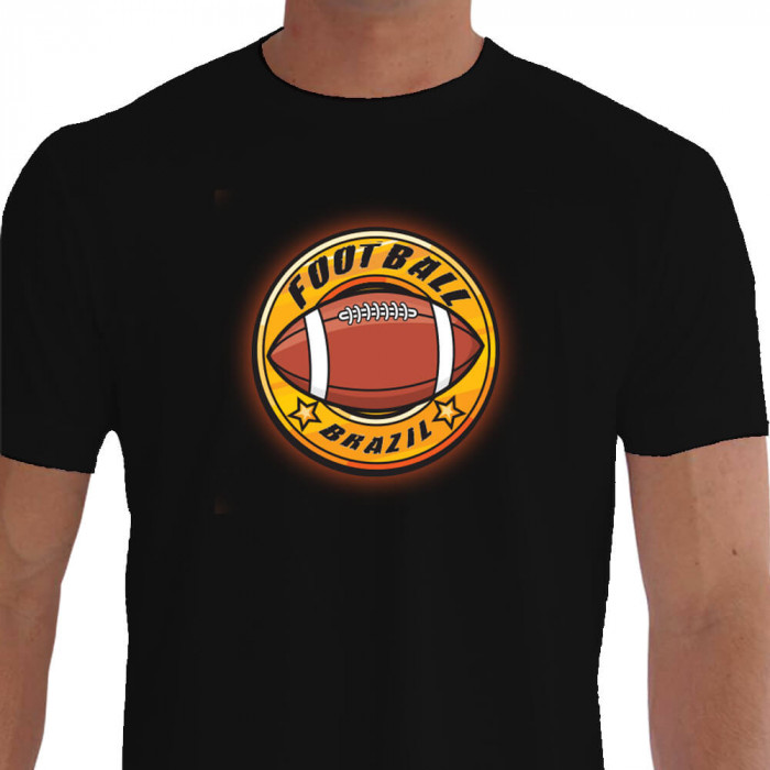 camiseta brz futebol americano - preta