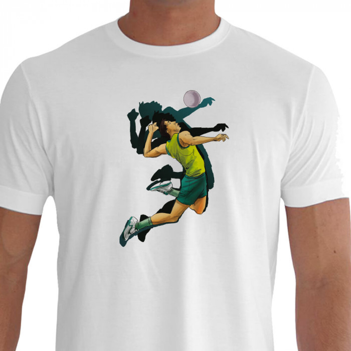 Camiseta CAS BC Volei - branca