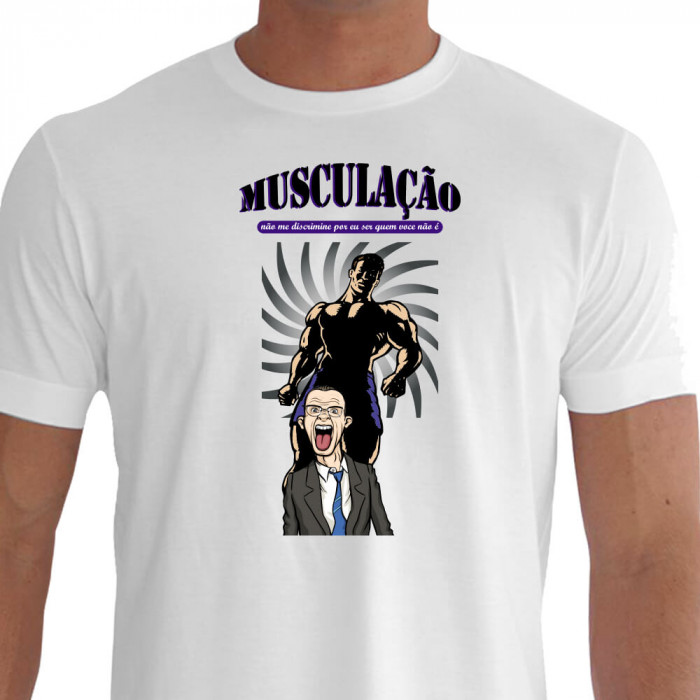 Camiseta DSCRM Musculacao Branca