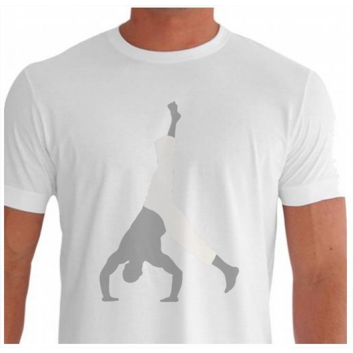 Camiseta - Capoeira - Sombra Aú Costas Branca