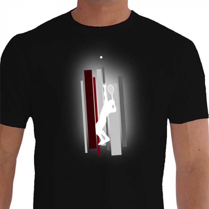 camiseta giks tenis - preto