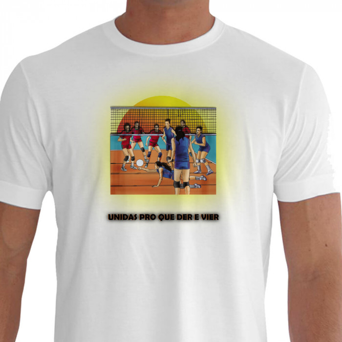 Camiseta HM PE Volei - branca