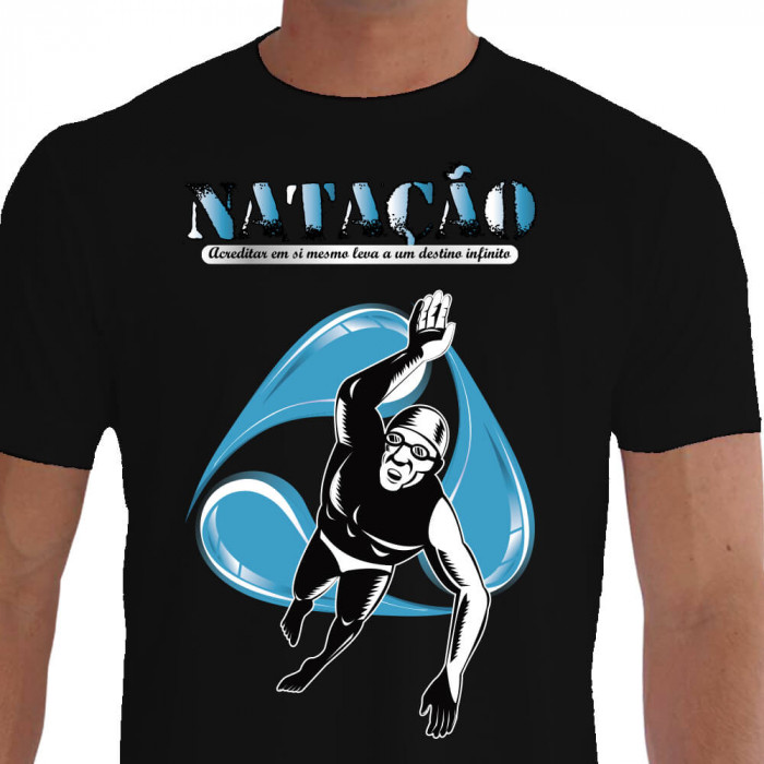 camiseta infint natacao -