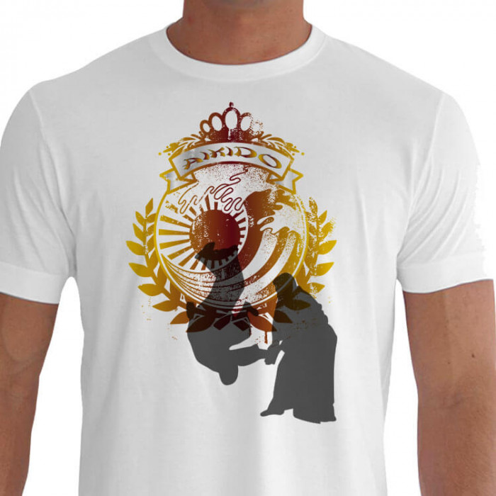 Camiseta - Aikido - Evolução Pessoal Aikidoca Sol