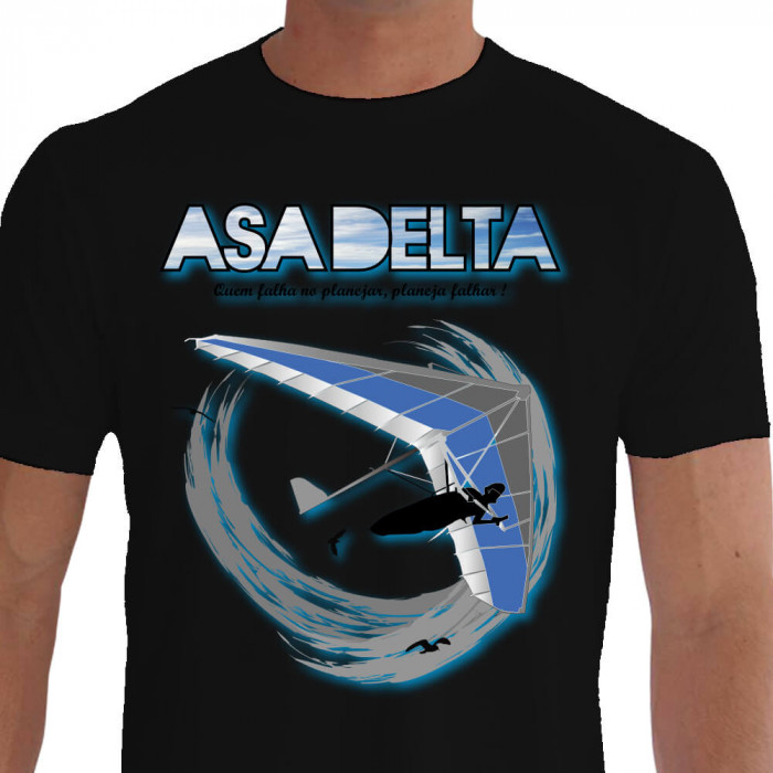 Camiseta - Asa Delta - Planejamento do Voo Quem Falha no Planejar Planeja Falhar