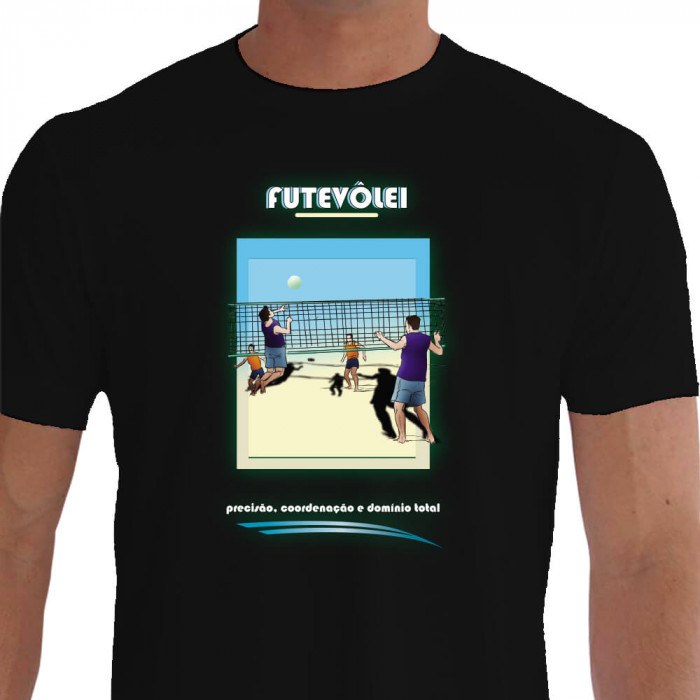 Camiseta PRTEX Futevolei Preta
