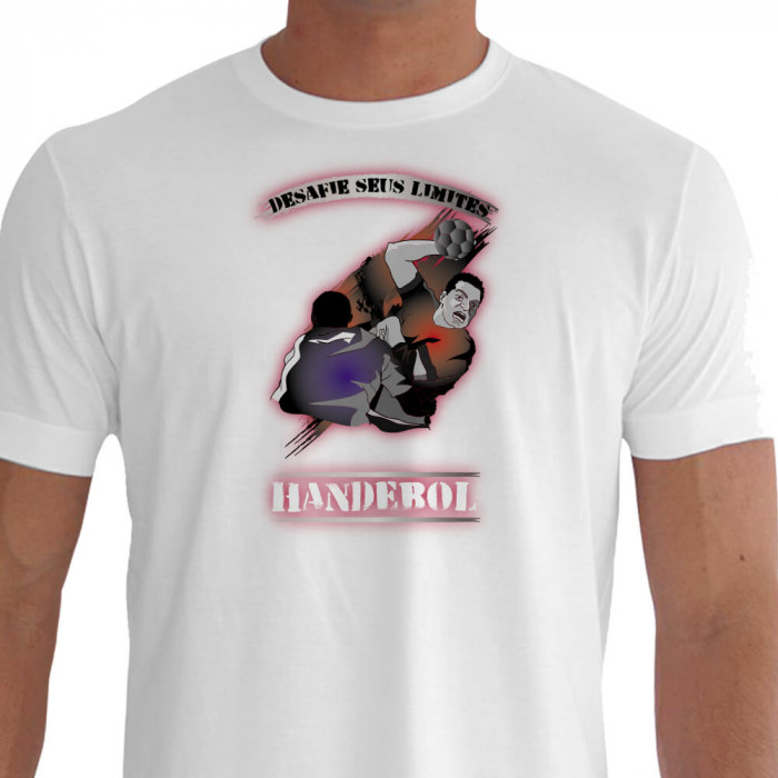 camiseta qlqr handebol branca