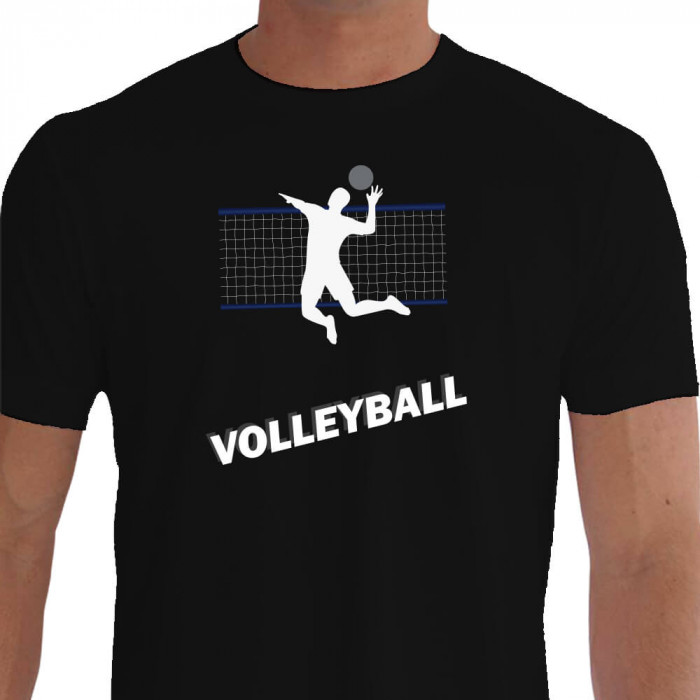 camiseta sal vôlei - preta