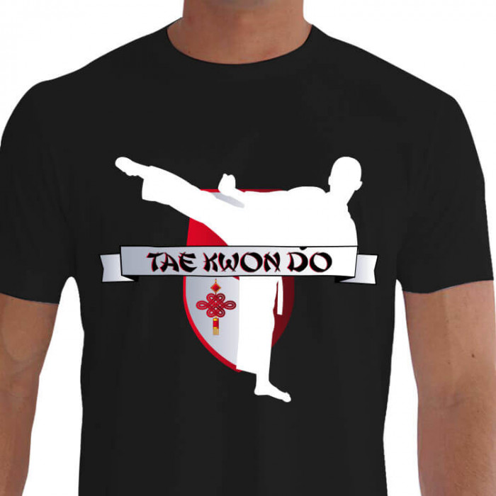 Camiseta - Tae Kwon Do - Lutador Golpe Furyo Tchagui para Nocaute Banner TDK
