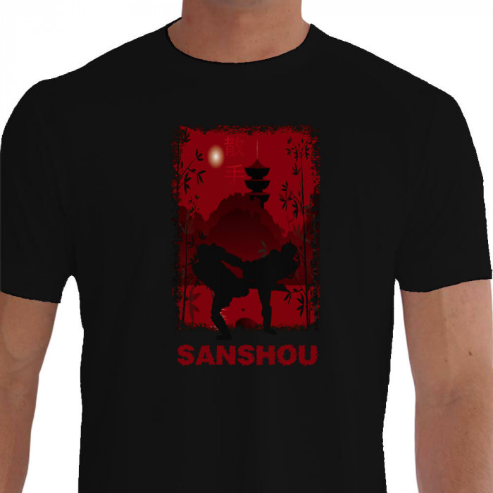 camiseta tmep sanshou - preta