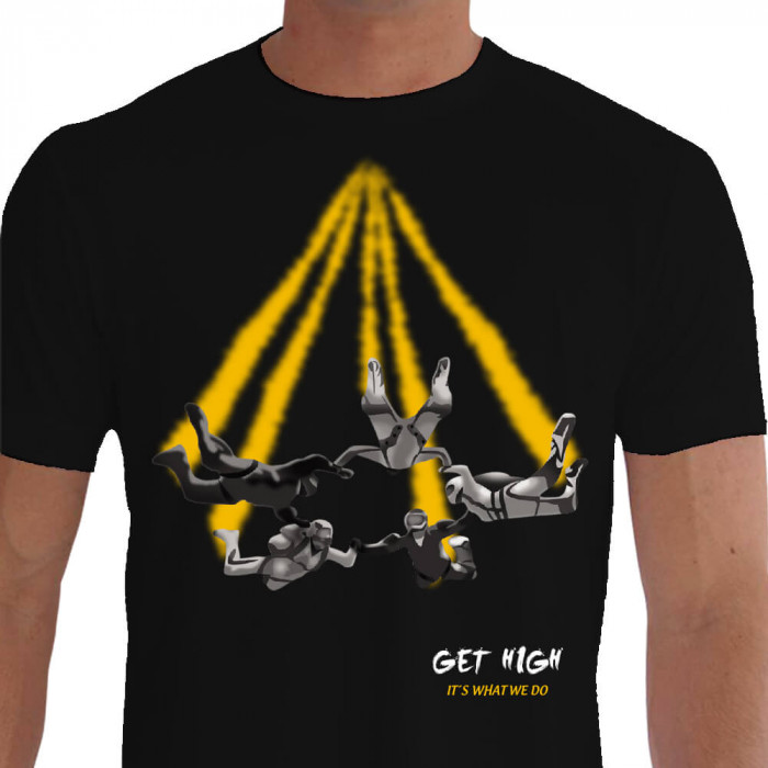 Camiseta What We Do Paraquedismo - preto