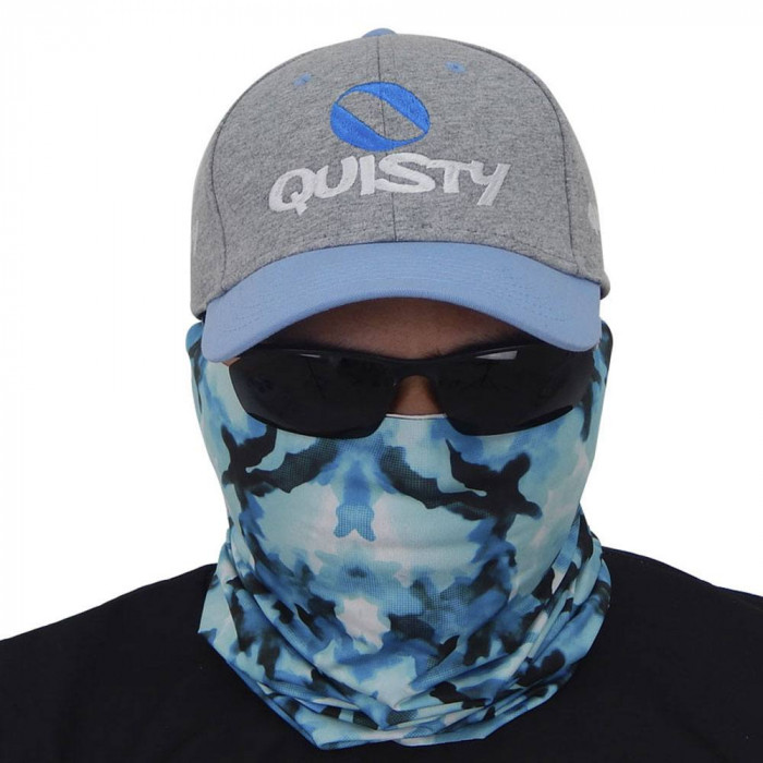 Máscara de Proteção Solar Camuflagem Marinha Aquarela 3D UV 50 PROTECTION - Pesca Esportiva