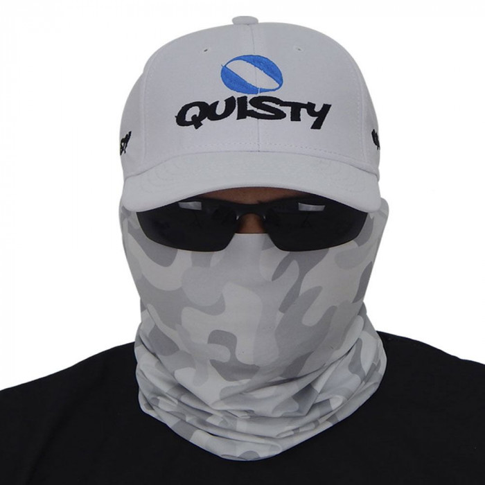 Máscara de Proteção Solar Camuflagem Neve 3D UV 50 PROTECTION - Pesca Esportiva