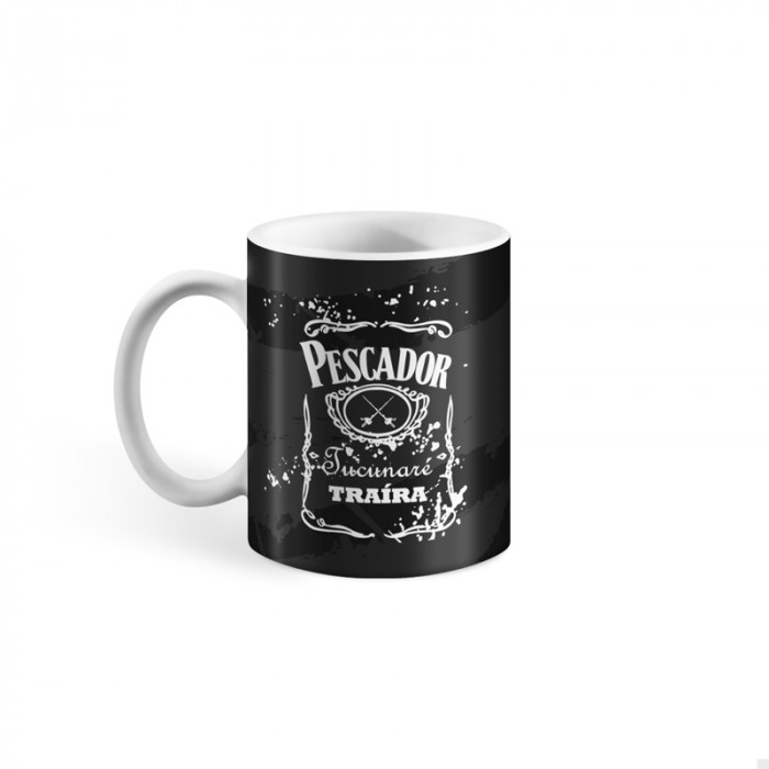 Caneca Porcelana - Pescador LifeStyle Pesca Esportiva