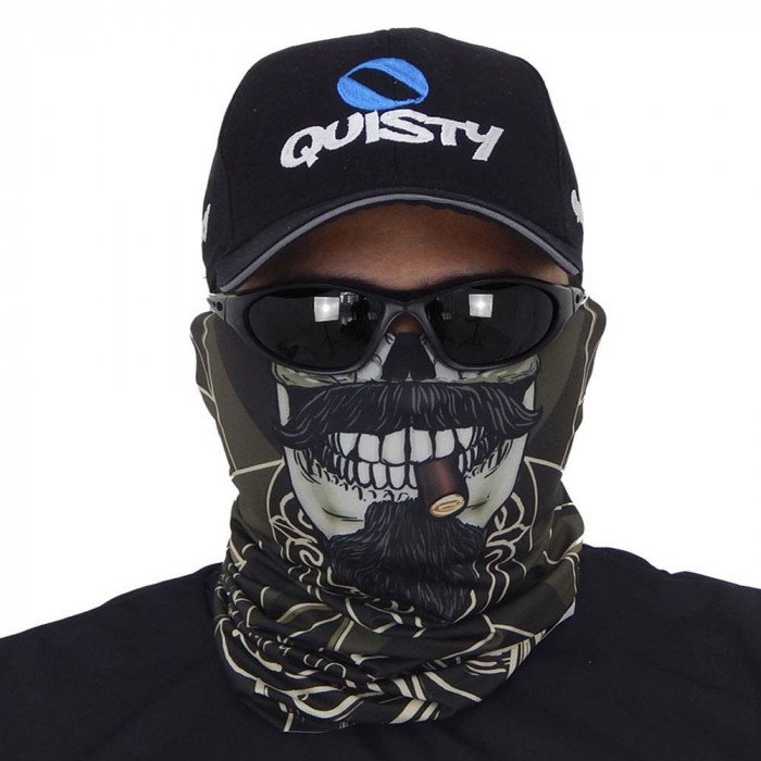 Máscara de Proteção Solar Caveira Cavanhaque Com Charuto UV 50 PROTECTION - Pesca Esportiva