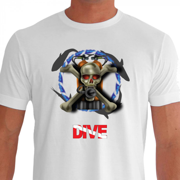 Camiseta de Mergulho Dive