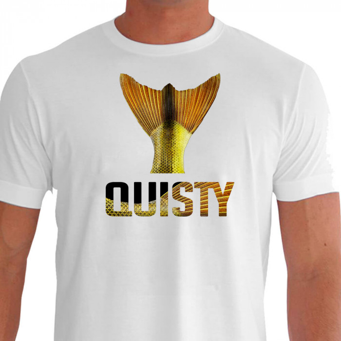 Camiseta Casual Cauda Dourado do Rio - 100% Dry Fit