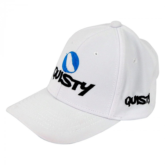 Boné Aba Curva Com Fivela De Velcro Quisty Branco