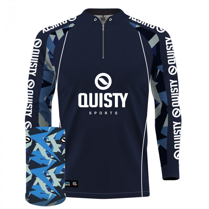 Combo Premium - Pro Elite Kid Ocelos FLY V110 Pesca Esportiva - Camisa + Punho Luva + Máscara DryUv50