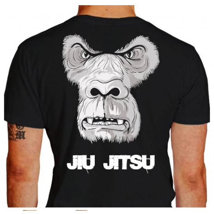 Camiseta - Jiu-Jitsu - Gorila Bad Boy Lisa Costas Preto