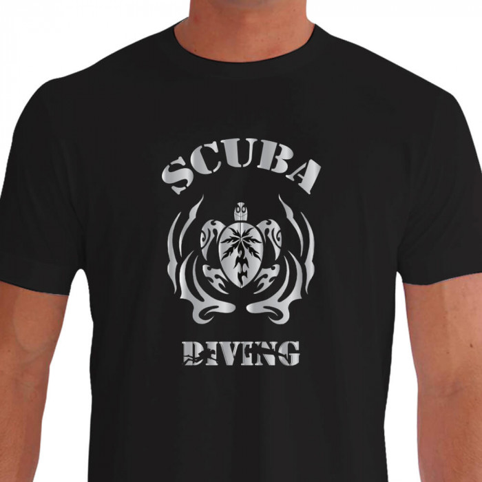 Camiseta de Mergulho Vida Mar - Algodão