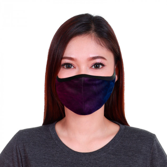 Máscara De Proteção Dupla Fumaça Colorida Dryfit UV50+