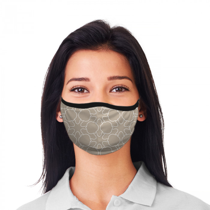 Máscara De Proteção Dupla Arte Árabe Dryfit UV50+