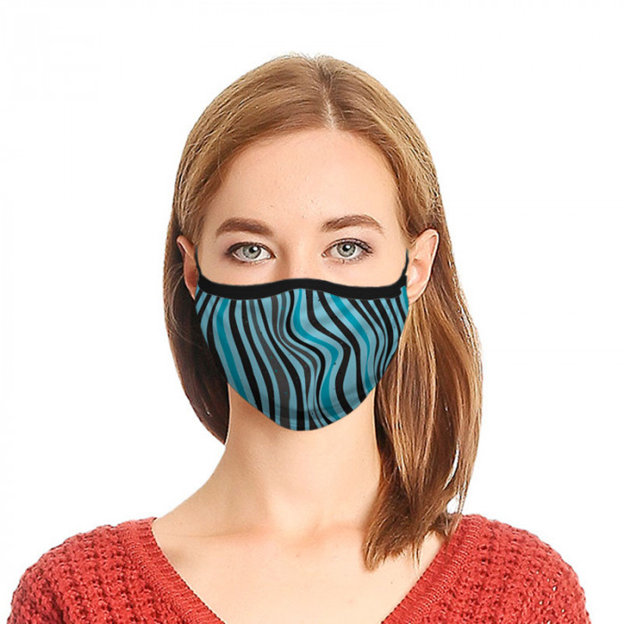 Máscara De Proteção Dupla Litras Azul Dryfit UV50+