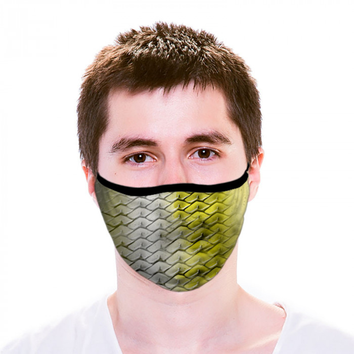 Máscara De Proteção Dupla Escamas Piapara Dryfit UV50+
