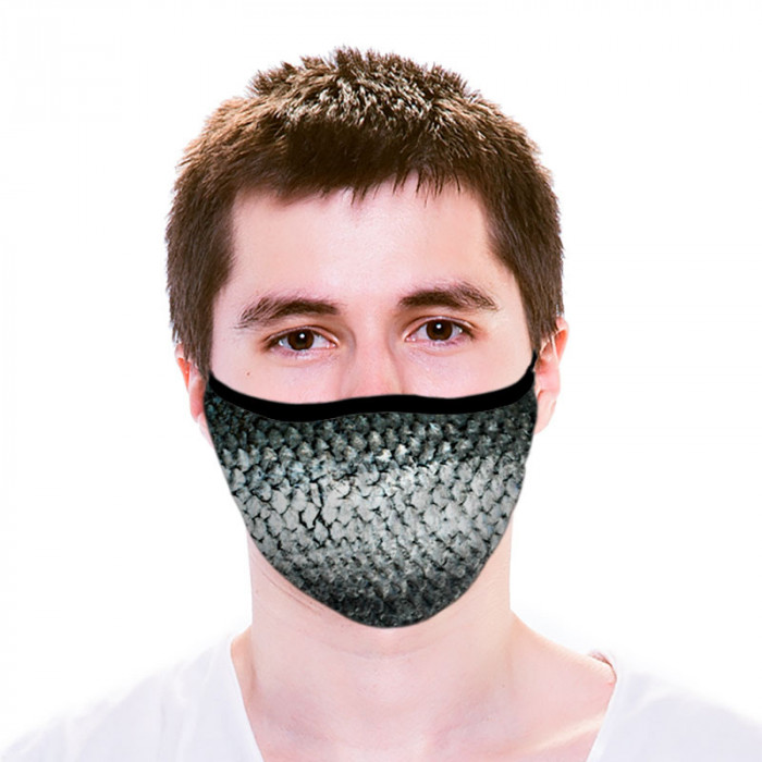 Máscara De Proteção Dupla Escamas Salmão Dryfit UV50+
